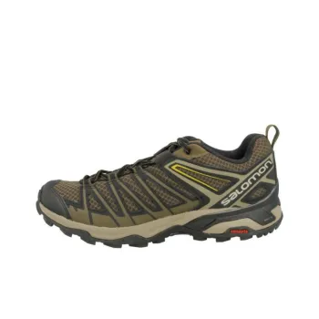 SALOMON X Ultra 3 Anti Slip Wear Resistant Low Top Hiking Shoes Men's Brown
