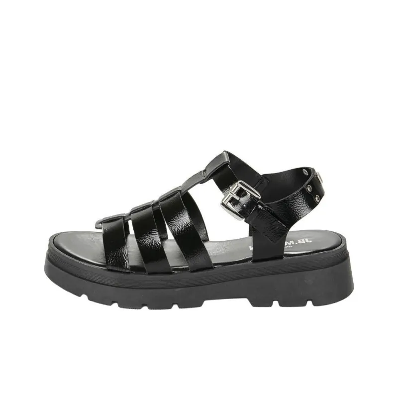 JB MARTIN DELICE Roman Sandals 4cm Women's Black-0