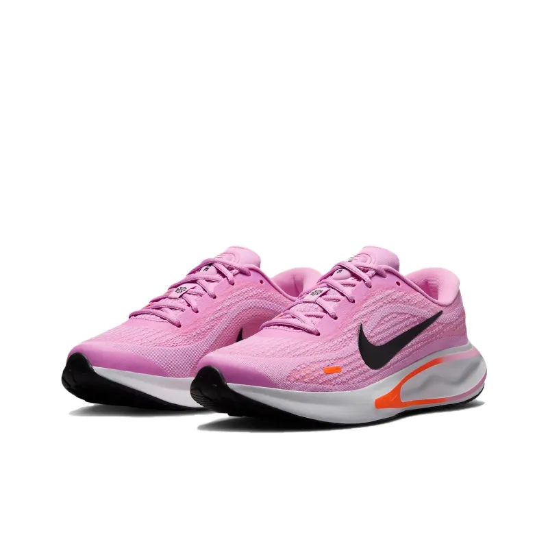 Nike Journey Run Anti Slip Wear Resistant Low Top Casual Running Shoes Women's Pink-2