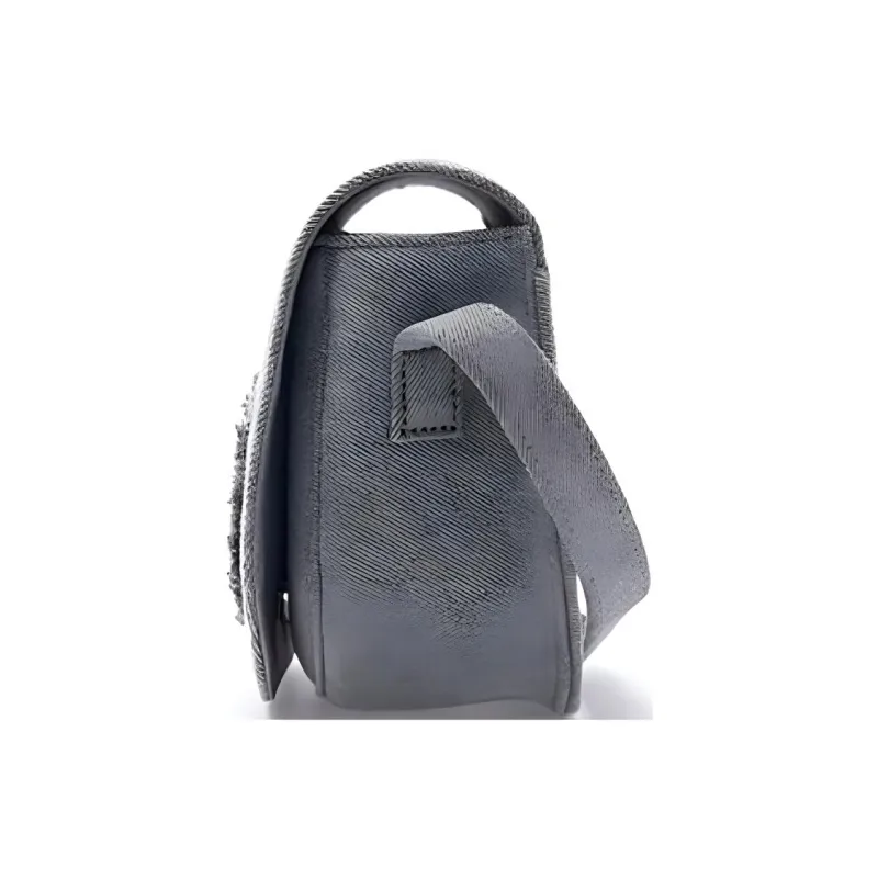 MLB Imitation Denim Crossbody Bag Unisex Gray-3