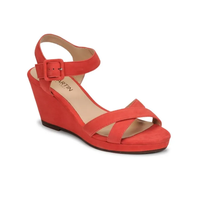 JB MARTIN Querida Strap Sandals 5cm Women's Orange Red-2