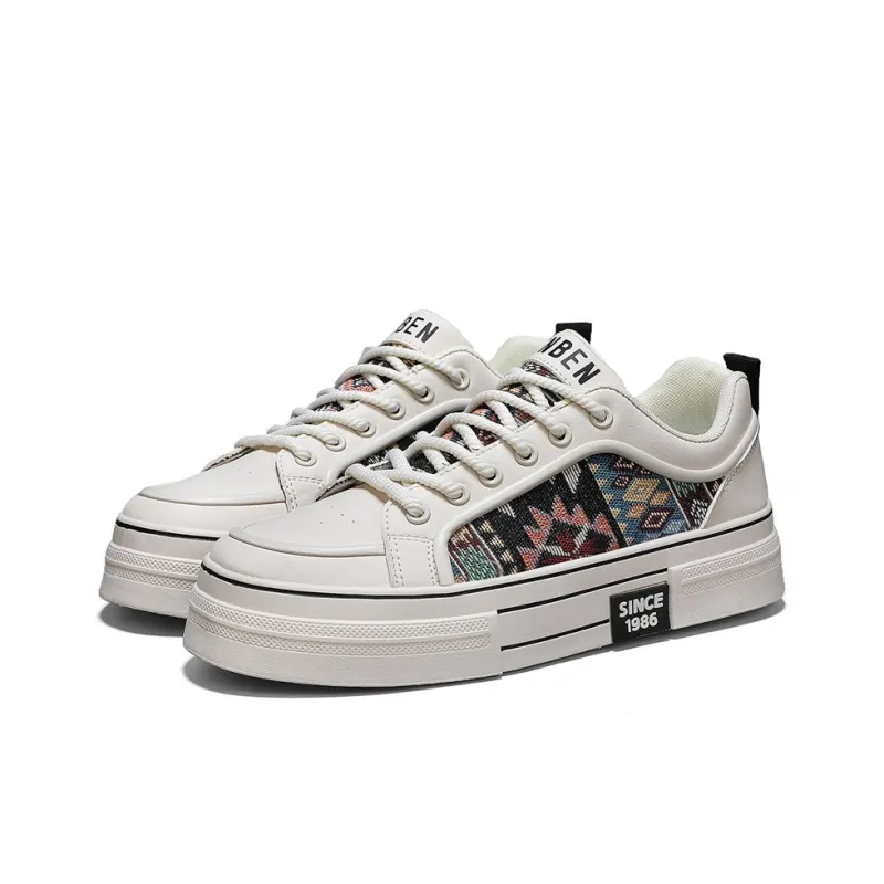 RENBEN Anti-Slip And Wear-Resistant Height Increasing Low-Top Skateboard Shoes Men's-10