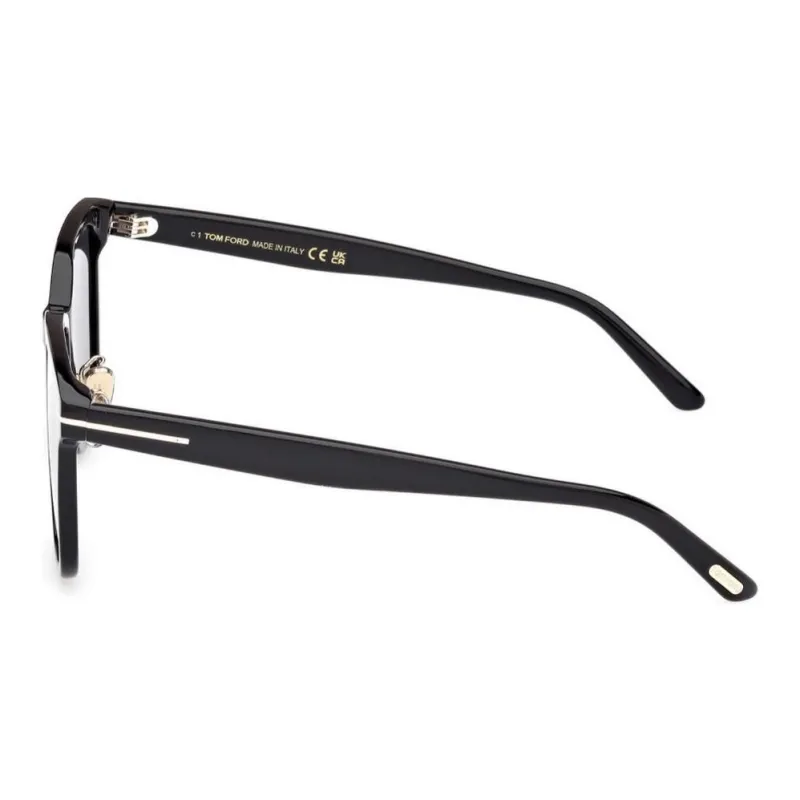 TOM FORD Acetate Metal Rectangular Sunglasses Unisex Black-2