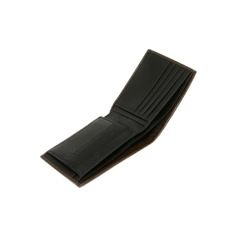 FERRAGAMO Leather Wallet Men's Brown-3