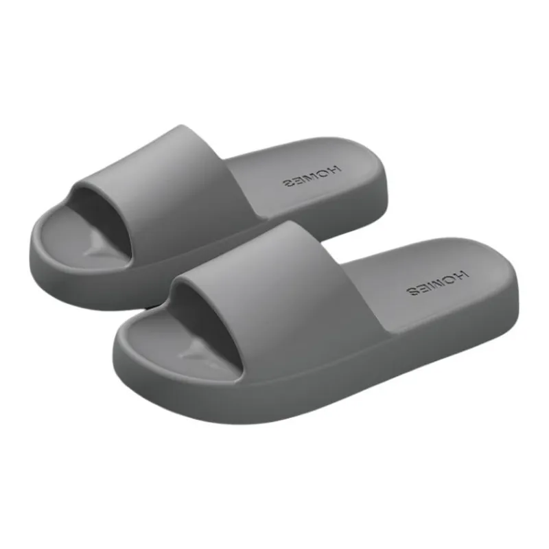 ECAC Summer Couple Home Squashy And Bouncy Feeling Slip Resistant Bathroom Bathing Slippers-7
