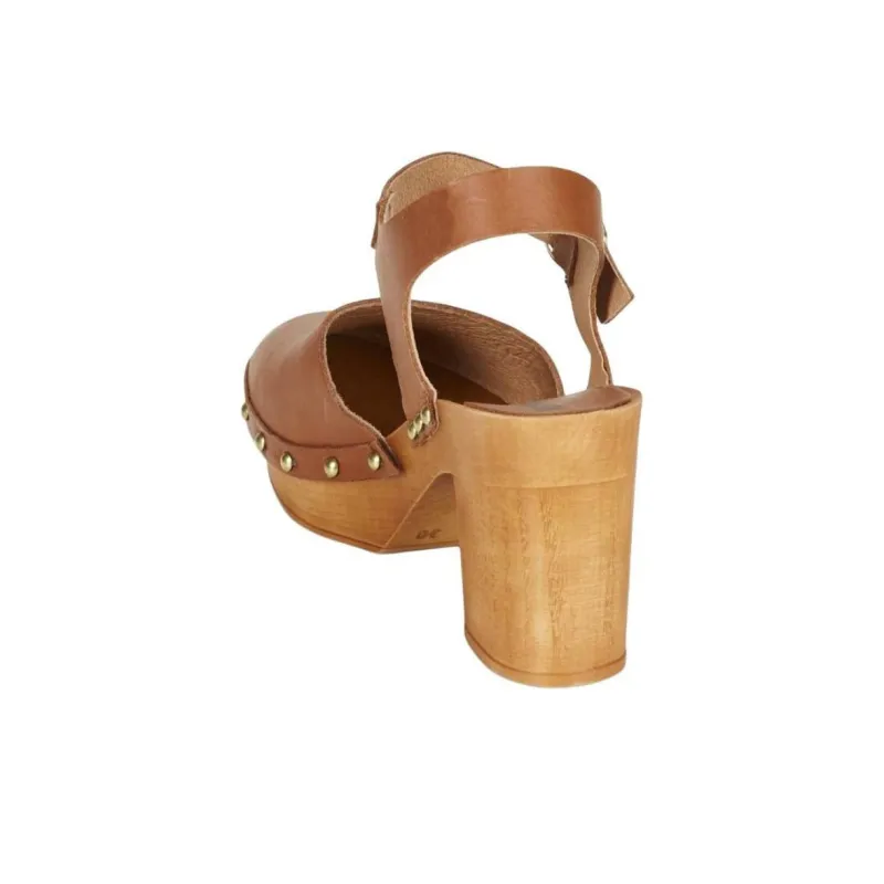 JB MARTIN Bavarde Chunky Heel High Heels Women's Brown-4