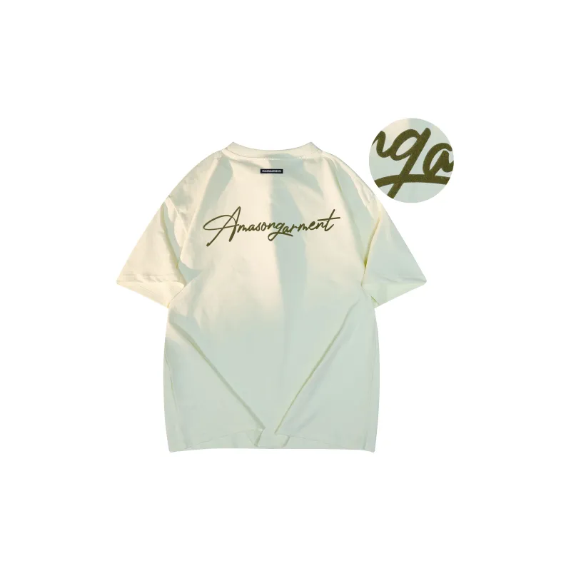 Masongarments T-Shirt Unisex Apricot-1