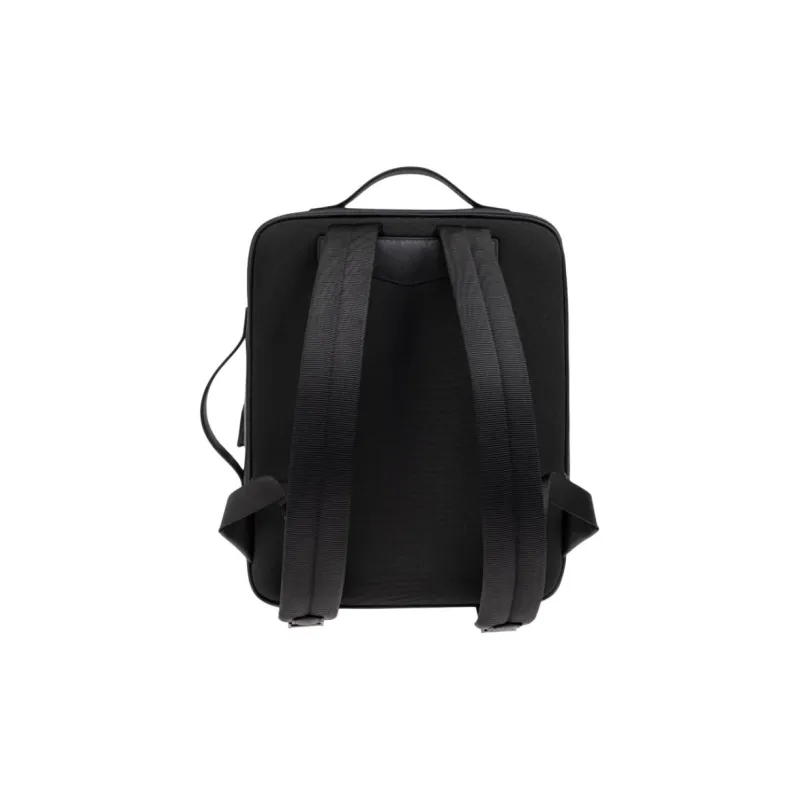 EMPORIO ARMANI Canvas Backpack Men's Black-2