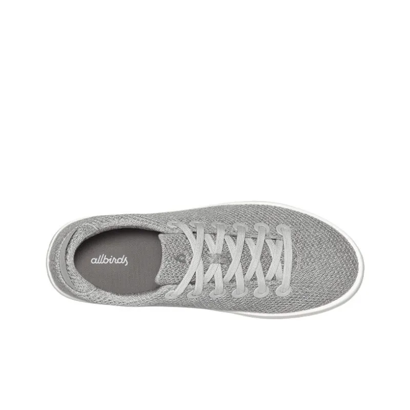Allbirds Tree Piper Shock Absorbers Low Top Running Shoes Men's Silver Moon Gray-1