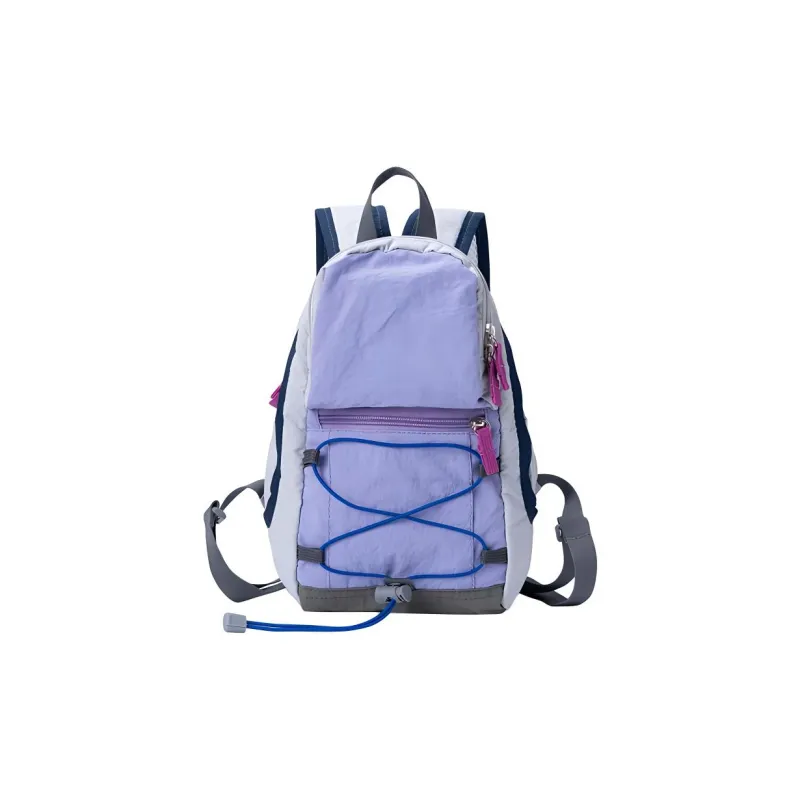 GUSKI Nylon Fashion Versatile, Trendy Small Bag Small Size Unisex Green/Purple-4