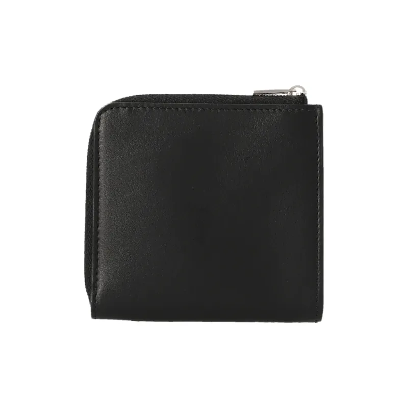 JIL SANDER Calfskin Wallet Men's Black-1
