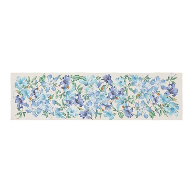 FERRAGAMO Silk Quality Silk Scarves Women's-4
