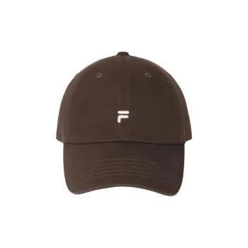 FILA 100% Cotton Baseball Caps Unisex Brown