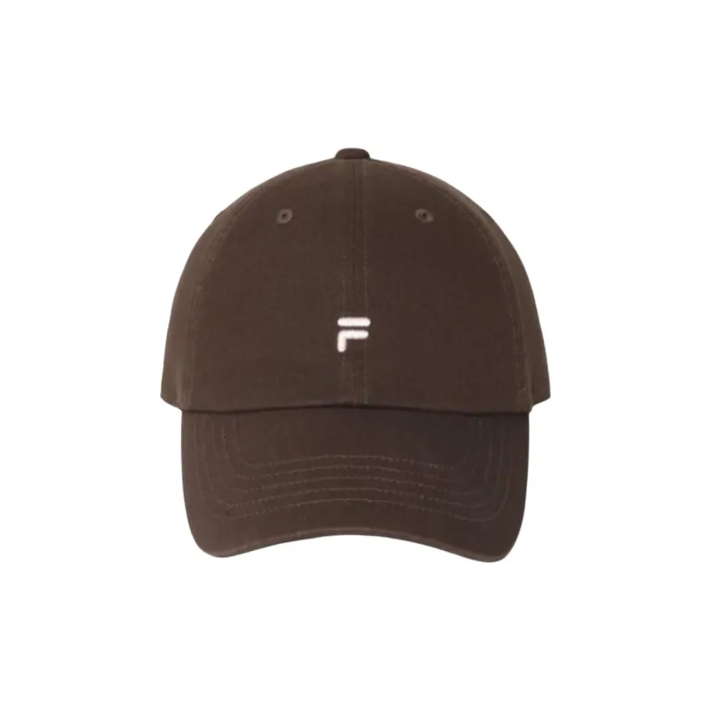 FILA 100% Cotton Baseball Caps Unisex Brown-0