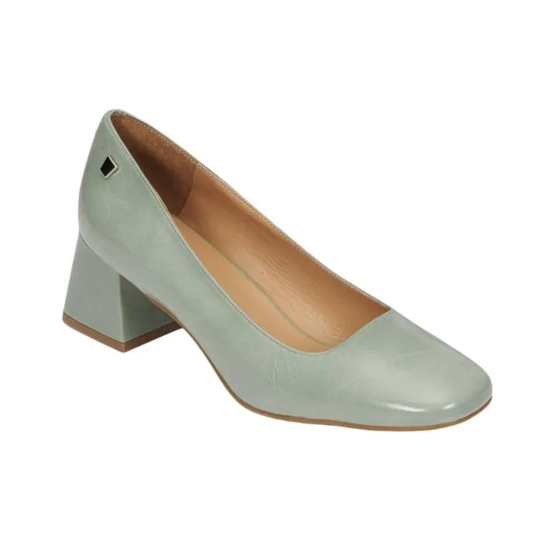 JB MARTIN Viva Chunky Heel High Heels 5.5cm Women's Green-3
