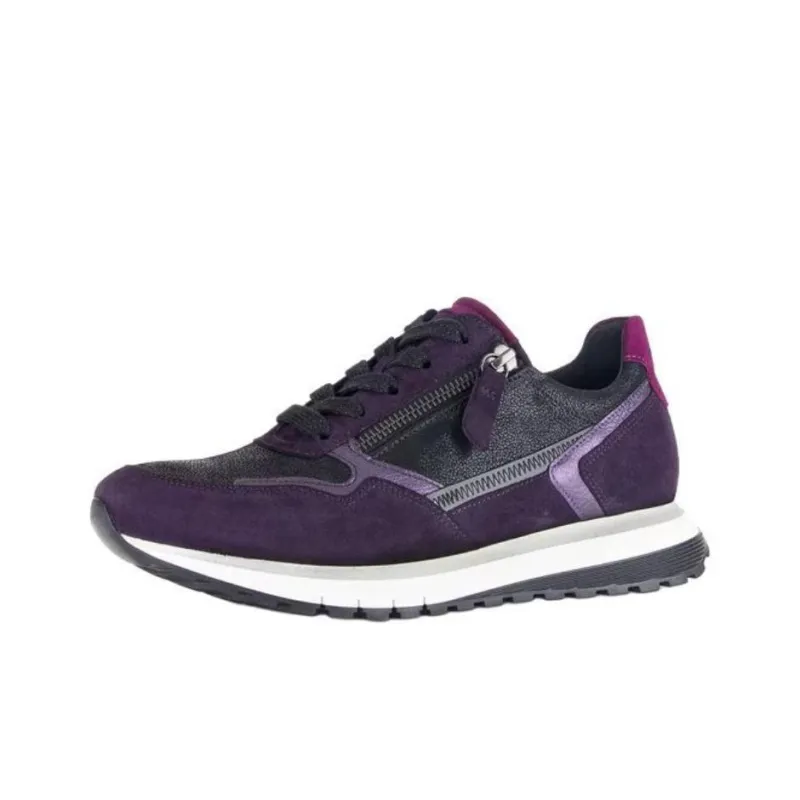 Gabor Comfort Low-Top Casual Shoes Women's Purple-1
