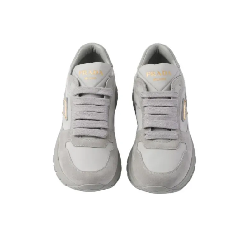 PRADA Prax 2.0 Low Top Casual Shoes Women's Gray-4
