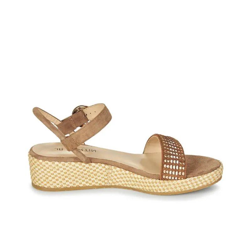 JB MARTIN Jadena Strap Sandals Women's Khaki-1