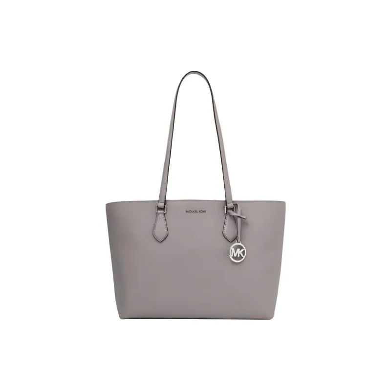 MICHAEL KORS Coated Canvas Tote Bag, Shopping Bag, Handbag, Shoulder Bag Women's Gray-0