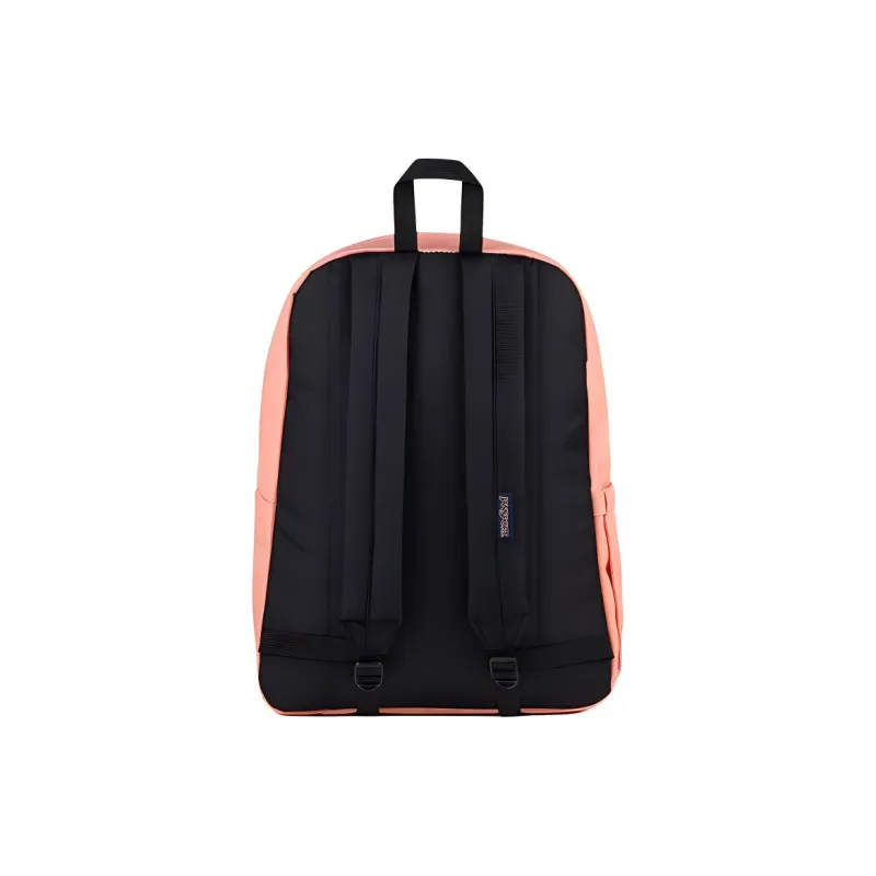 JanSport Polyester Backpack Medium Size Unisex Neon Orange-3
