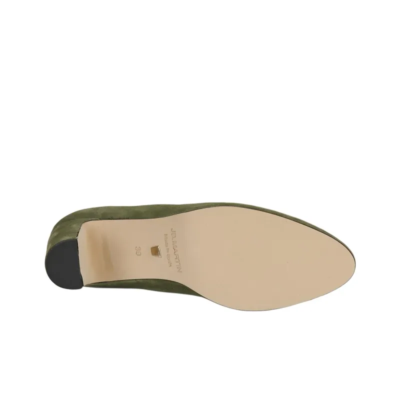 JB MARTIN Veritea Chunky Heel High Heels 7cm Women's Green-6