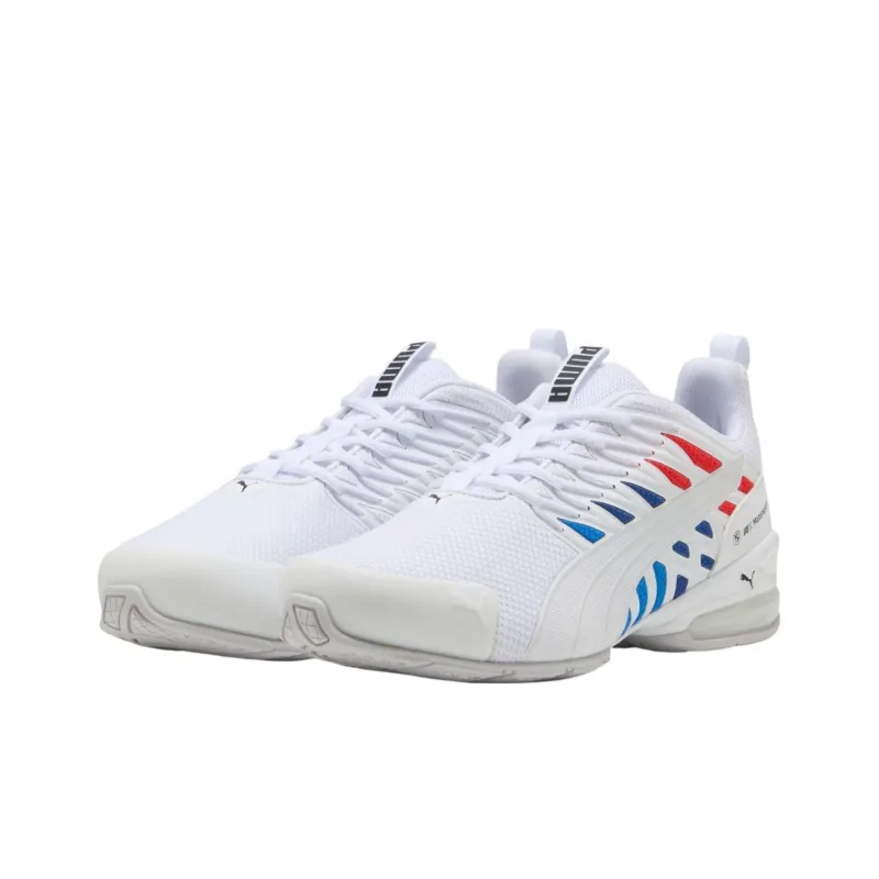 BMW x PUMA Voltaic Evo Anti-Slip Wear-Resistant Low-Top Casual Running Shoes Men's White-2