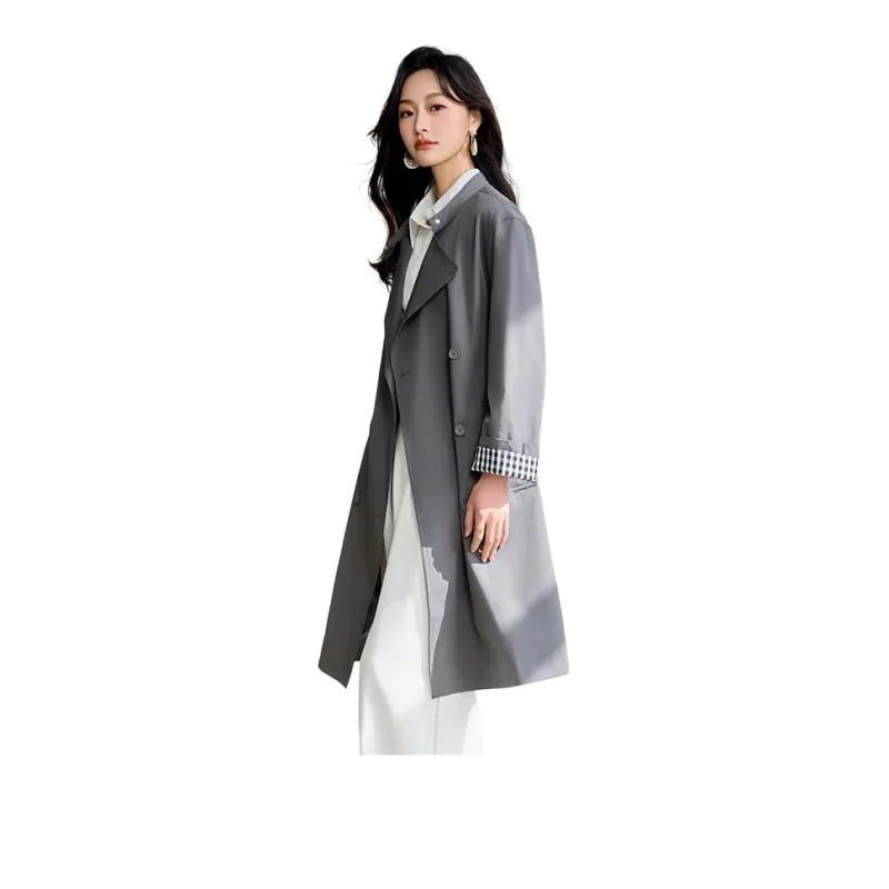 Yi Mengyuan Trench Coat Women's-4