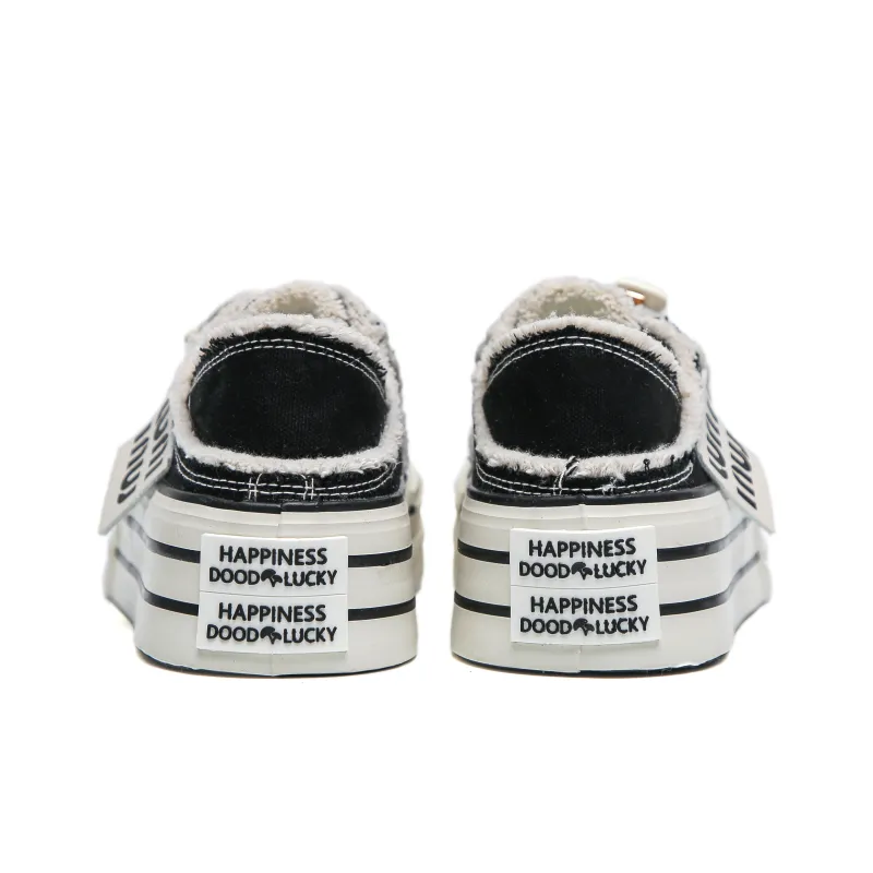 Alan Vincent Slip-Resistant Breathable Height Increasing Low-Top Canvas Shoes Women's-7
