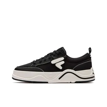 FILA FUSION 50 50 DX II CVS Abrasion Resistant Low Top Skateboard Shoes Men's Black White