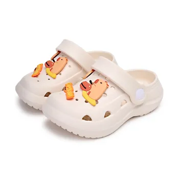 XMISTUO Cartoon Kids Clogs Summer Slip Resistant Squashy And Bouncy Feeling EVA Platform Home Slippers
