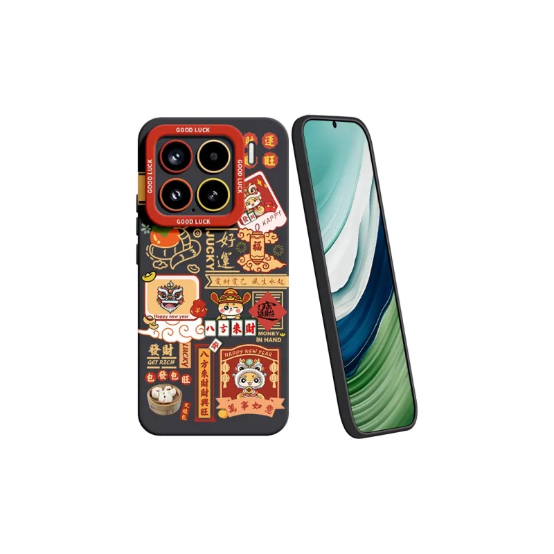 YOOPOO Silicone Material Joyful Serpent Phone Cases Compatible With Xiaomi 15/14/13/12/11/pro Girlish Cartoon Artistic-14