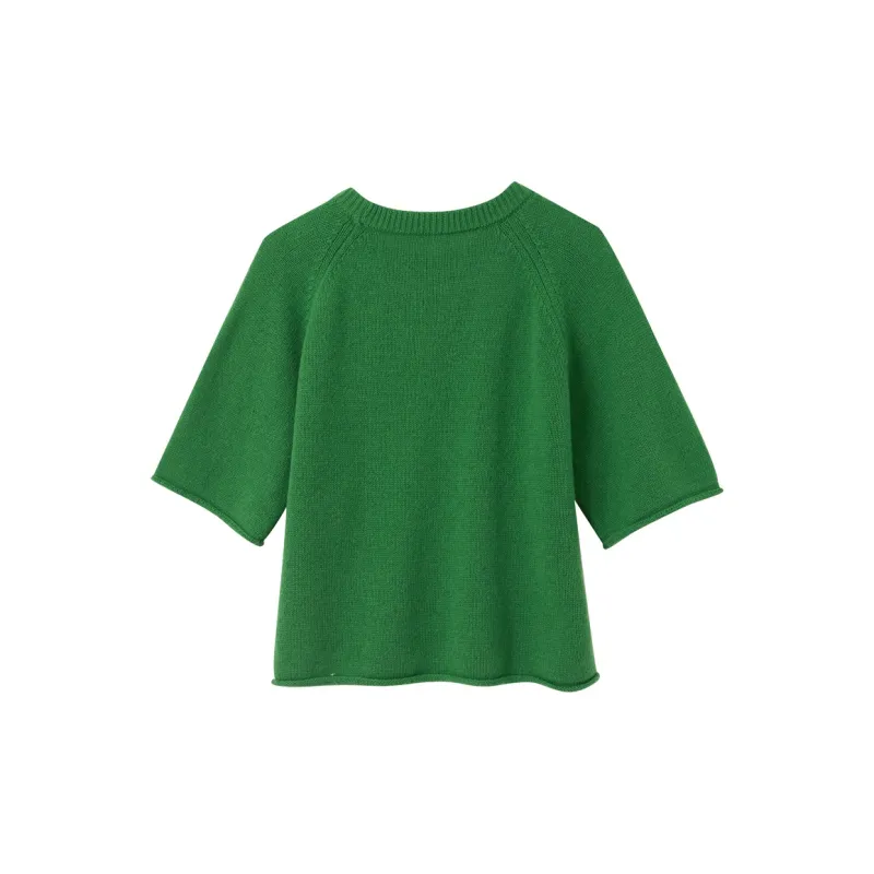 3COLOUR Knitwear Women's Avocado Green-1