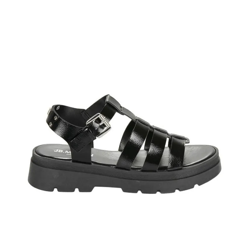 JB MARTIN DELICE Roman Sandals 4cm Women's Black-1