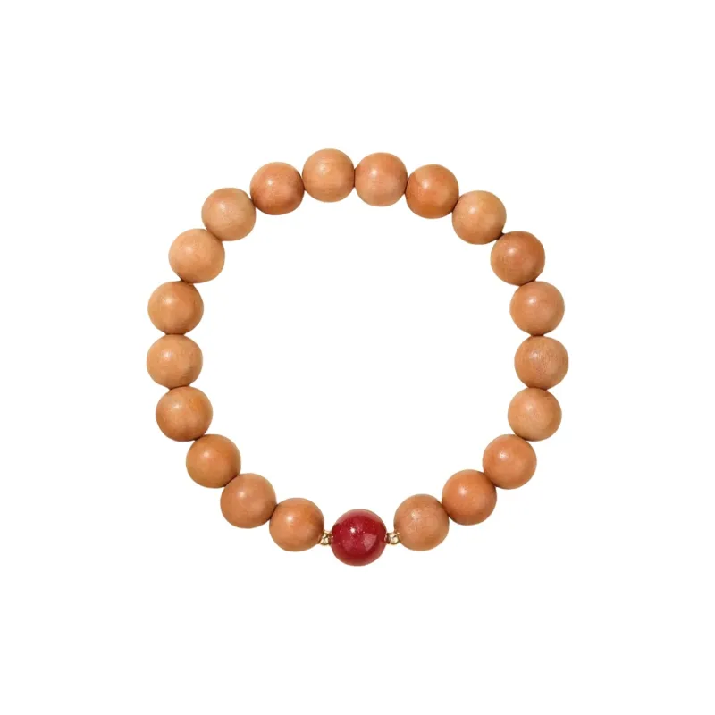 JIUHUASHAN Peachwood Bracelets Unisex-8