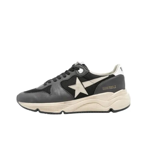Golden Goose Running Sole Low Top Casual Shoes Men's Black