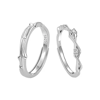 CHIC ZONE 925 Sterling Silver Rings Unisex