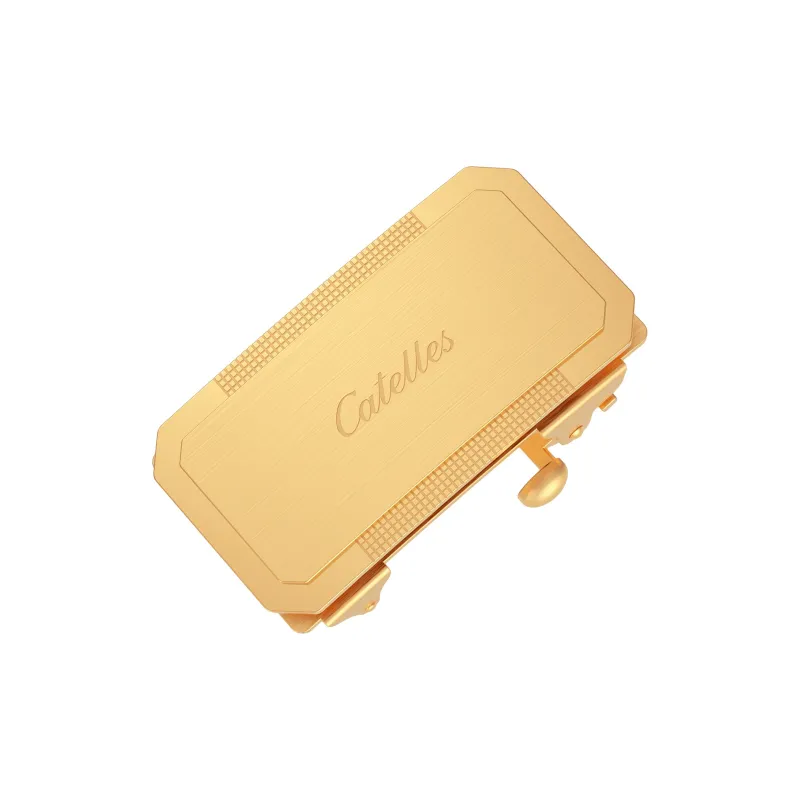 CATELLES Stainless Steel Buckle Men's 3.5cm-0