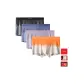 [4 Pack Heart Box Set]5A Antibacterial Seamless[Graphite Gray+Tranquil Blue+Gray Purple+Light Orange]