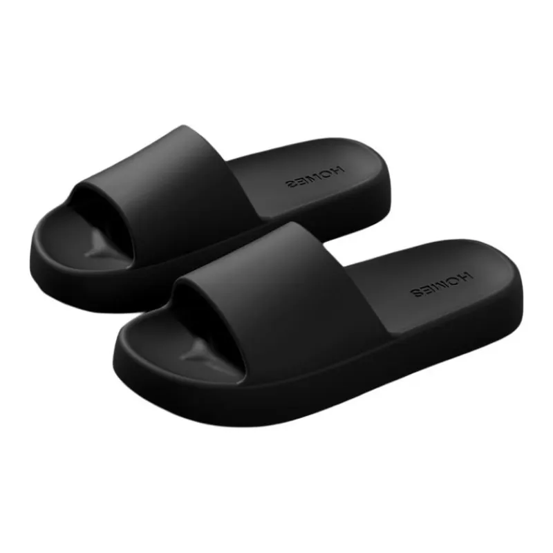 ECAC Summer Couple Home Squashy And Bouncy Feeling Slip Resistant Bathroom Bathing Slippers-6