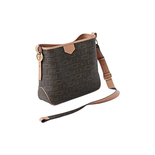 FION Artificial Leather Crossbody Bag Women's Print