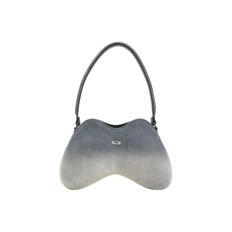 DIESEL Denim Shoulder Bag Women's Blue-0