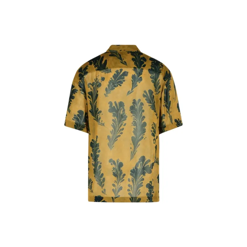 DRIES VAN NOTEN All Over Patterned Button Up Shirt-1