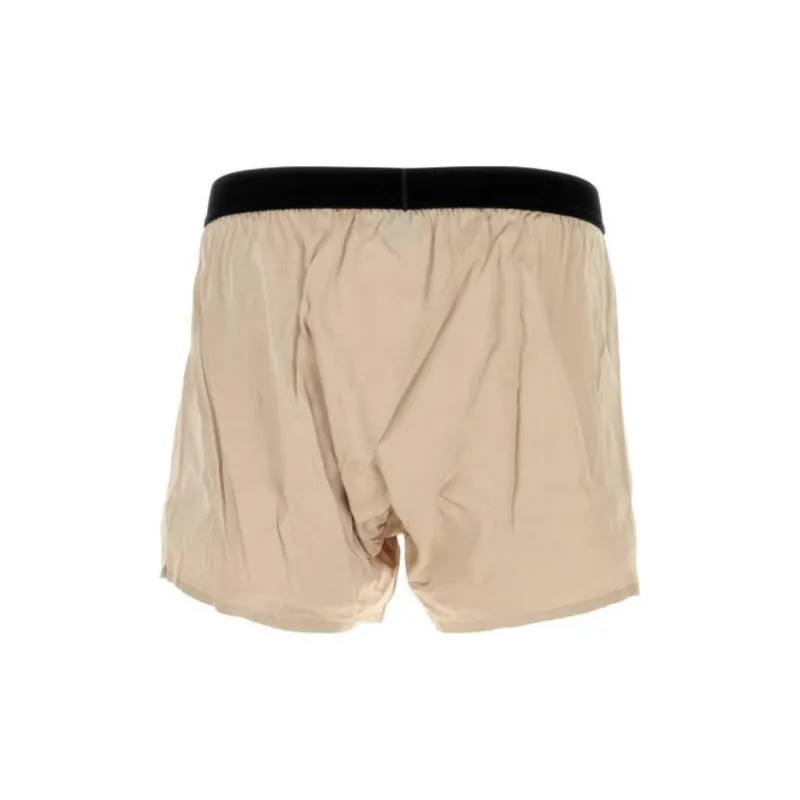 TOM FORD Logo Waistband Stretched Satin Boxers-1