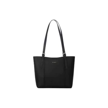 RED DRAGONFLY Top Grain Cow Leather Tote Bag, Shopping Bag, Handbag, Shoulder Bag Tubas Women's Black/Khaki/Brown