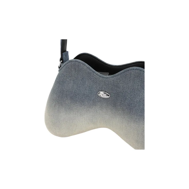 DIESEL Denim Shoulder Bag Women's Blue-2