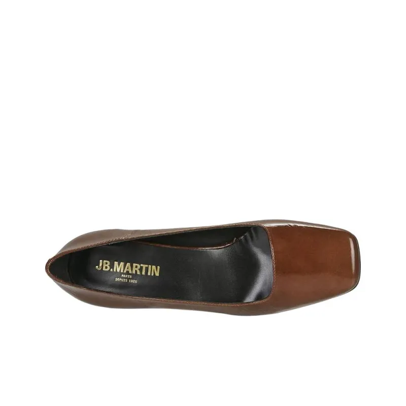 JB MARTIN Viva Spool Heel High Heels 6cm Women's Brown-5