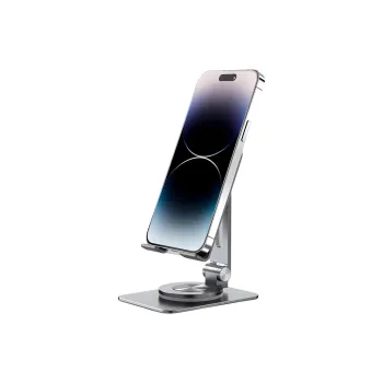 MOCOLL Phone Stands Foldable Cell Phone Flat All Triple Silicone Slip-Resistant AR Turntable Bearing