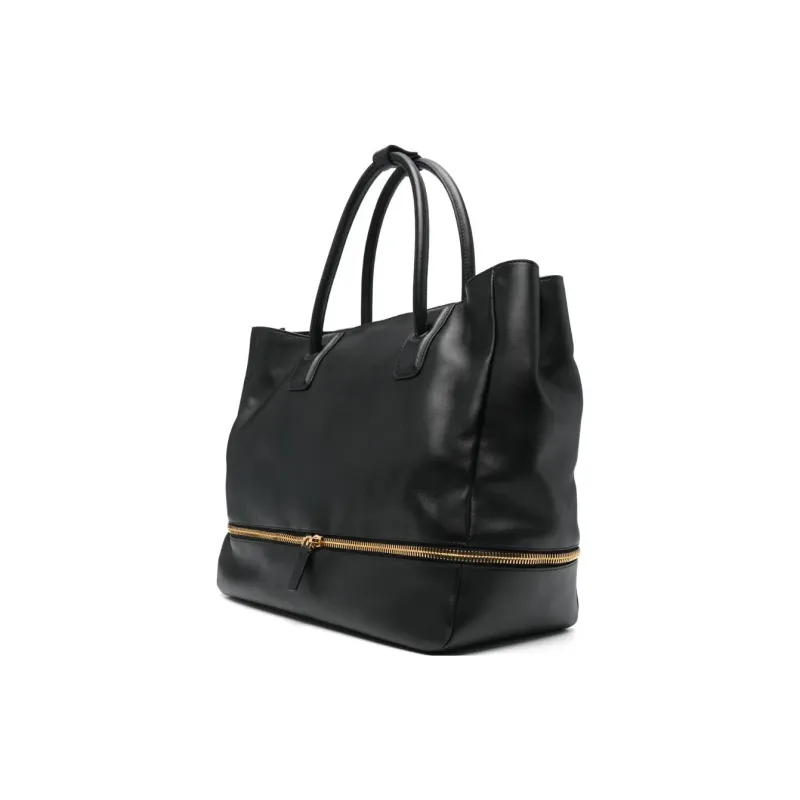 MOSCHINO Leather Tote Bag-1