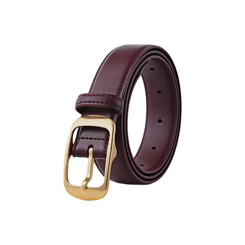 HLA Cow Leather Belts Women's Width 2.9cm-5