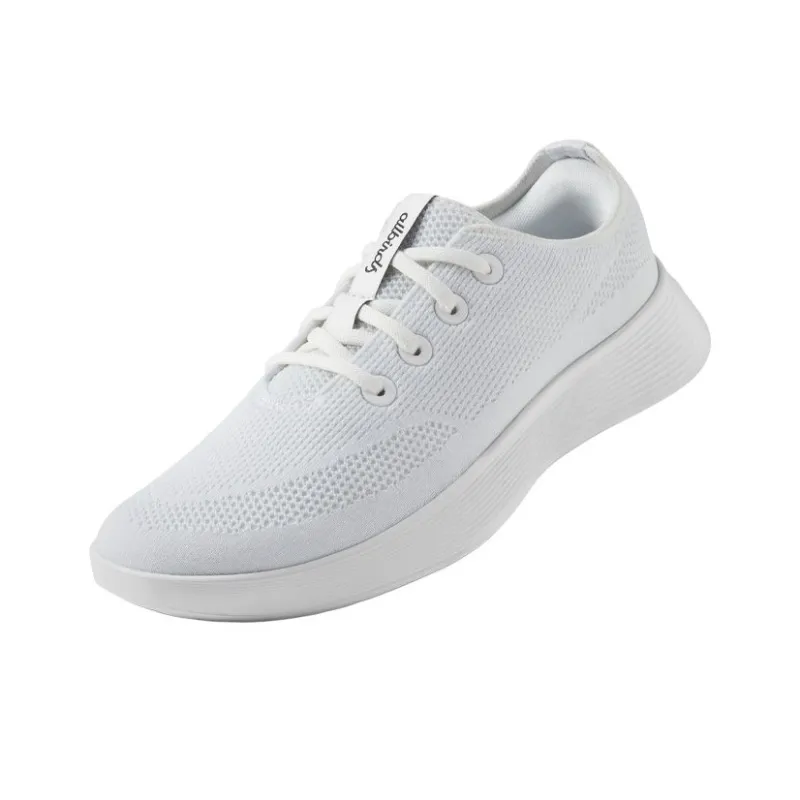 Allbirds Abrasion Resistant Slip Resistant Low Top Running Shoes Men's White-1